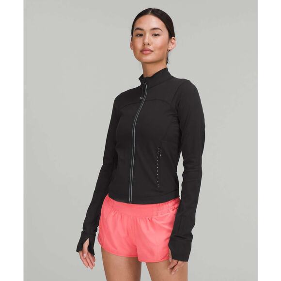 Lululemon Lightweight UV Protection Running Jacket Black Size 10 Walking Beach - Picture 1 of 9